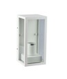 E27 Wandlamp - IP44 buiten, wit, zonder lichtbron
