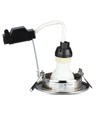 3-pack 5W inbouwspot - Stalen front, compleet met GU10-houder en LED-spot