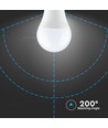 B22 9W LED-lamp - Samsung LED-chip