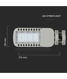V-Tac 30W LED straatlamp - Samsung LED-chip, Ø60mm, IP65, 135lm/w