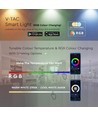 E27 5W Smart Home kogel LED-lamp - G45, Tuya/Smart Life, werkt met Google Home, Alexa en smartphones