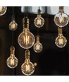 E27 6W LED globe lamp - Ø12,5 cm, Samsung LED-chip, filament