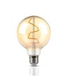 E27 4W LED globe lamp - Ø9,5 cm, Kooldraad, extra warm wit, 2200K