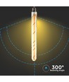 E27 5W LED lamp - Kooldraad, T30, Extra warm wit, 2200K