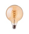 E27 decoratieve LED globe lamp - spiraal filament, 5W, extra warm wit