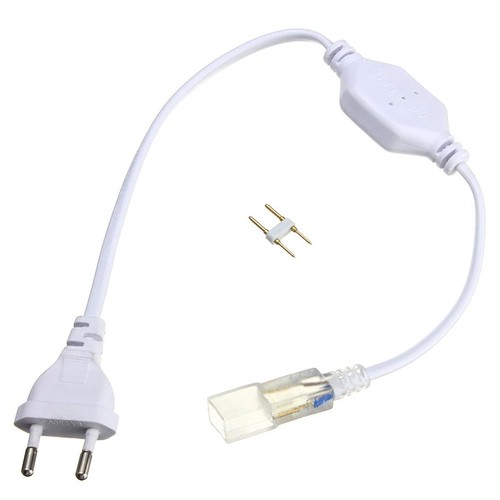 Stekker voor 230V LED-strip (Type Q) - Incl. eindkap, 230V