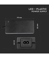 78W / 12V DC voeding voor LED strips - 6.5A, IP44 vochtige ruimtes