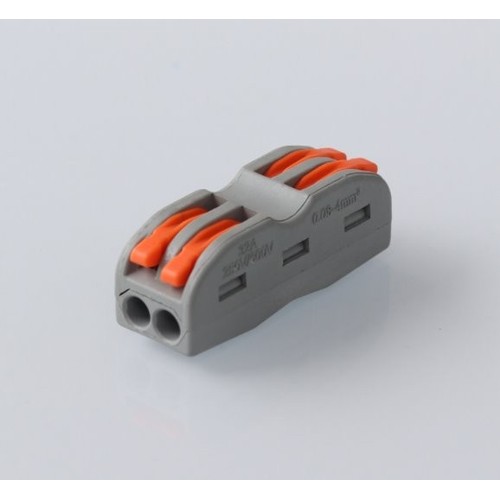 Schroefloze koppelstuk voor 2 verbindingen