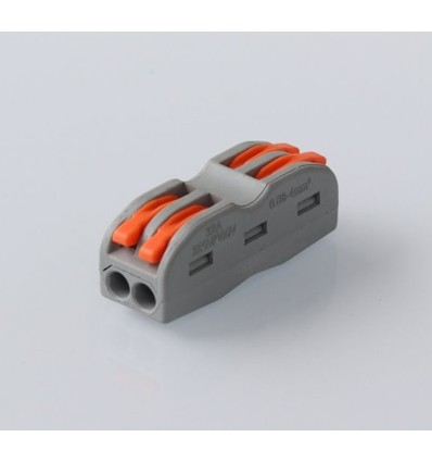 Schroefloze koppelstuk voor 2 verbindingen