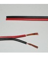12-24V kabel rood/zwart - 2x0,5mm², per meter, min. 5 meter