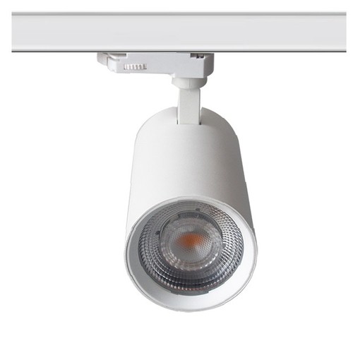 Outlet: 28W 3-fasen RA90 witte spanningsrail spot - Citizen LED chip, flikkervrij