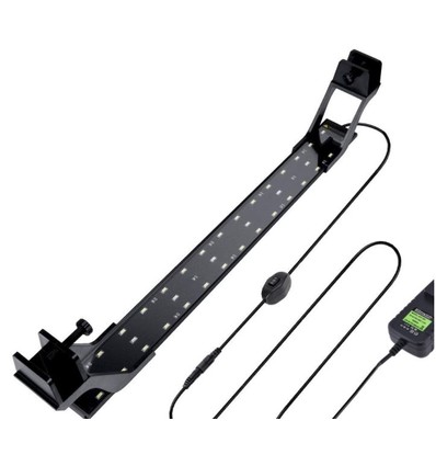 73-93 cm aquariumarmatuur - 20W LED, wit/blauw, verstelbaar