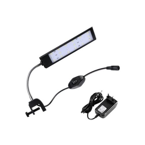 28 cm aquariumlamp - 10W LED, wit/blauw