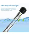 37 cm aquariumarmatuur - 4W LED, wit/blauw, met zuignappen, IP67