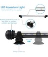 48 cm aquarium armatuur - 5W LED, wit/blauw, met zuignappen, IP67
