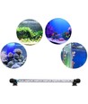 71 cm aquariumarmatuur - 8W LED, wit/blauw, met zuignappen, IP67
