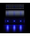 88-110 cm aquariumarmatuur - 25W LED, wit/blauw, verstelbaar