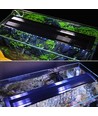 88-110 cm aquariumarmatuur - 25W LED, wit/blauw, verstelbaar