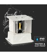 12W LED witte wandlamp - IP65 buiten, vierkant, verstelbare stralingshoek, incl. lichtbron