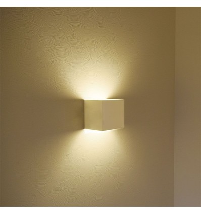 12W LED witte wandlamp - IP65 buiten, vierkant, verstelbare stralingshoek, incl. lichtbron