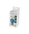 E27 2W LED kogellamp - Blauw, filament