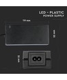 60W / 24V DC voeding voor LED strips - 2.5A, IP44 vochtige ruimtes