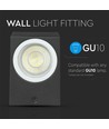 GU10 Wandlamp met up/down licht - IP44 buiten, zonder lichtbron