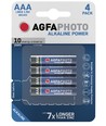 AAA 4-pack AgfaPhoto batterij - Alkaline, 1,5V