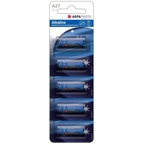 LR27A/A27 5-pack AgfaPhoto batterij - Alkaline, 12V