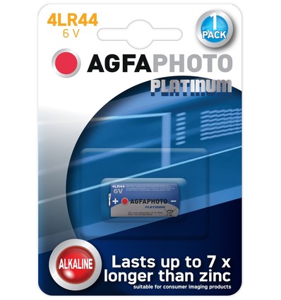 4LR44 1 stuk AgfaPhoto batterij - Alkaline, 6V