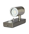 GU10 Wandlamp m. sensor - IP44 buiten, roestvrij, zonder lichtbron