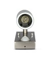 GU10 Wandlamp m. sensor - IP44 buiten, roestvrij, zonder lichtbron