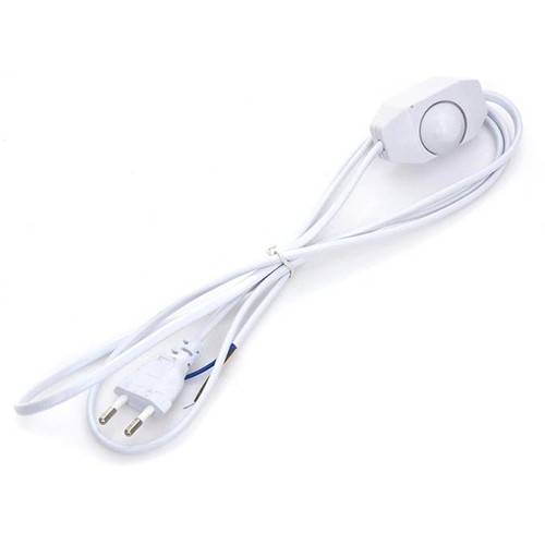 Lichtdimmer met snoer - 1,8m, 5-100W, 230V, draaibare dimmer