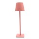 Oplaadbare LED tafellamp Binnen/buiten - Roze, touch dimbaar, CCT, IP54 buiten