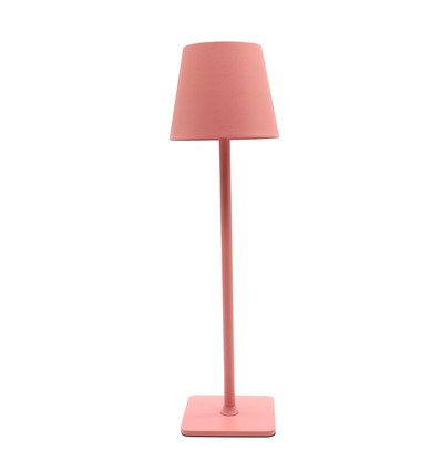 Oplaadbare LED tafellamp Binnen/buiten - Roze, touch dimbaar, CCT, IP54 buiten