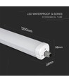 120cm 36W waterdicht compleet LED armatuur, doorvoerbedraad - 130lm/W, IP65, 6 jaar garantie