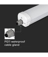 120cm 36W waterdicht compleet LED armatuur, doorvoerbedraad - 130lm/W, IP65, 6 jaar garantie