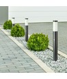 V-Tac zwarte tuinlamp - 80 cm, IP44 buiten, PIR sensor, E27 fitting, zonder lichtbron