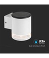 0,55W Wandlamp op zonne-energie LED - IP54, Wit
