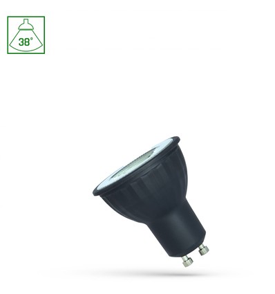 GU10 4W LED spot - Zwart