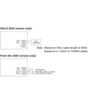 Meanwell 60W / 350-1400mA dimbare LCM-60DA driver voor LED-paneel - Dali + push dim