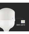 E27 60W LED-lamp - T160, met E40-fittingadapter