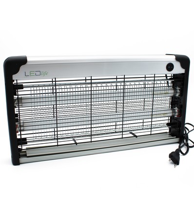 LEDlife insectenlamp - 2x15W, binnenshuis, UV-licht, dekt ca. 100m²