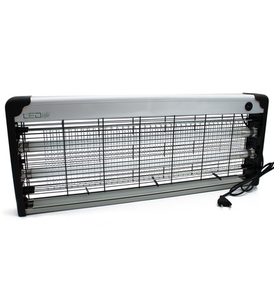 LEDlife insectenlamp - 2x20W, binnen/overdekt, UV-licht, bereik ca. 150m2
