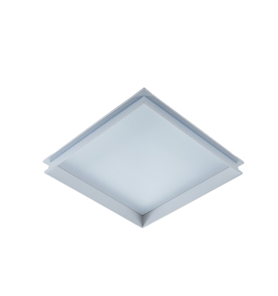 Daklichtframe voor 60x60 LED-paneel - Mooie daklichtvenster effect, witte rand