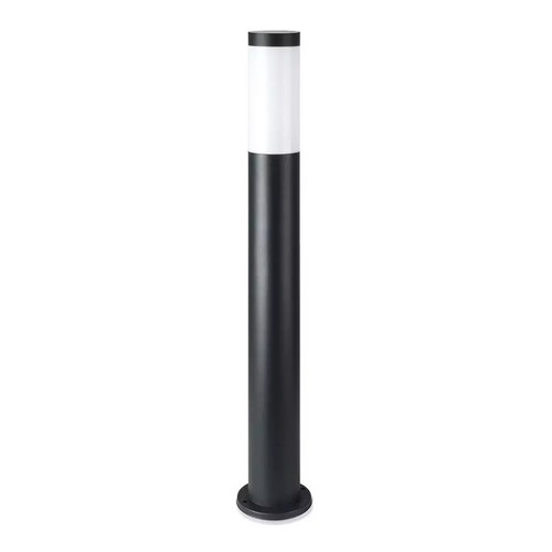 V-Tac zwarte tuinlamp - 80 cm, IP44 buiten, E27 fitting, zonder lichtbron