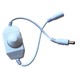 Dimmerschakelaar met snoer - Wit, 12V (24W), 24V (48W)