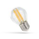 E27 4W LED kogellamp - G45, filament, helder glas