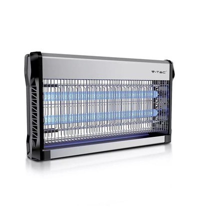 V-Tac insectenlamp - 2x15W, binnen, UV-licht, dekt 100m2