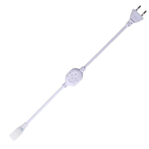 Connector voor 8x16 CLIP-ON Neon Flex LED - Incl. eindkap, 230V
